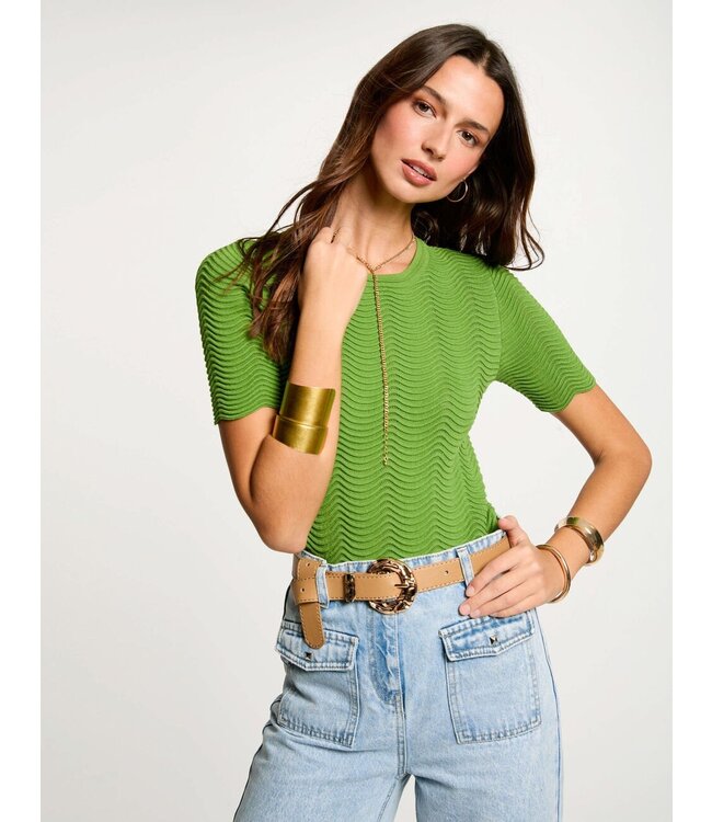 Morgan de toi Morgan Top Mcara Pistache Green