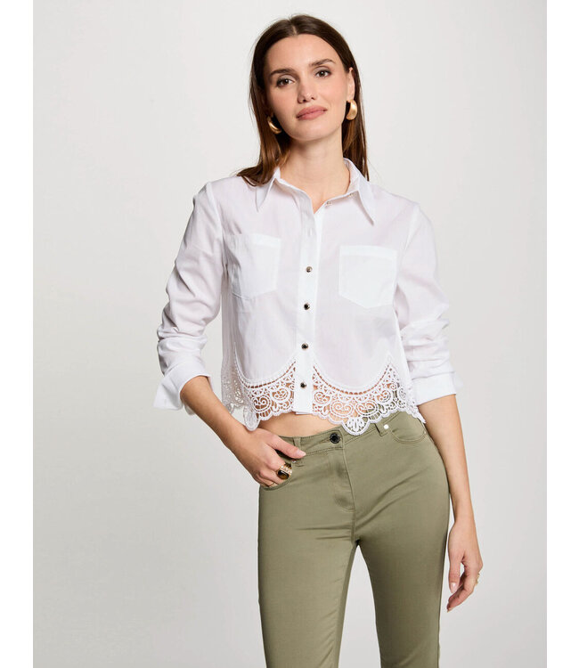 Morgan de toi Morgan Blouse Casba Off White