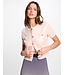 Morgan de toi Morgan Vest Msekin Nacre Pink