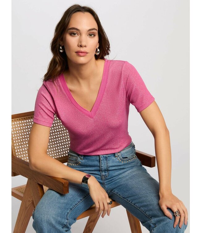 Morgan de toi Morgan T-shirt Diwi Pink