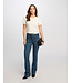 Morgan de toi Morgan T-shirt Dfleur Off White