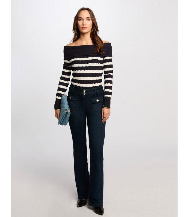 Morgan Trui Msheel Marine/White