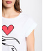 Morgan de toi Morgan T-shirt Dlife Off White
