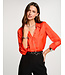 Morgan de toi Morgan Blouse Clou Sanguine Orange
