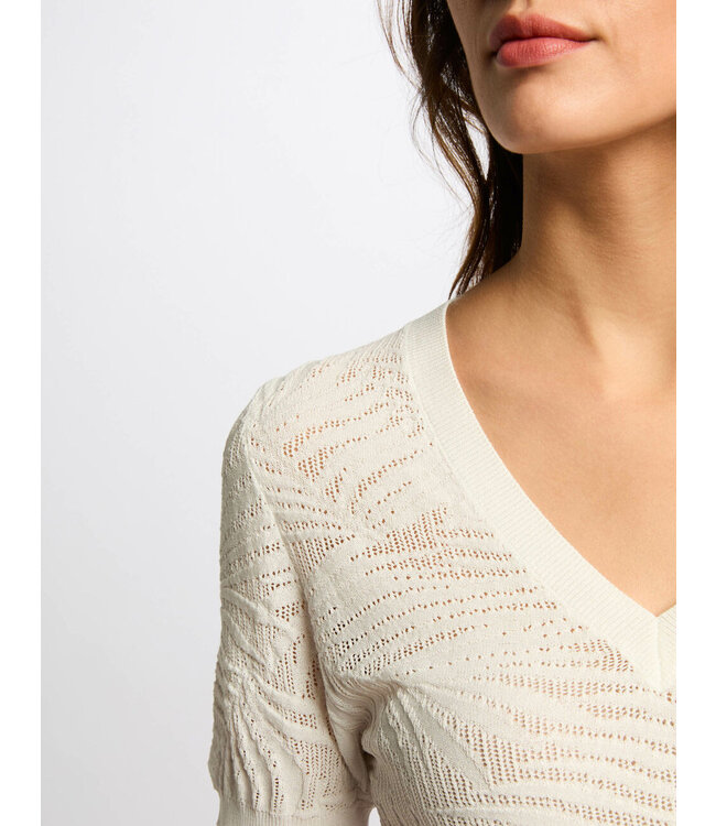 Morgan Top Mpalm Off White