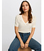 Morgan de toi Morgan Top Mpalm Off White