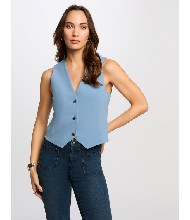 Morgan de toi Morgan Gilet Cflo Blue