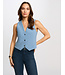 Morgan de toi Morgan Gilet Cflo Blue