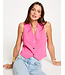 Morgan de toi Morgan Gilet Cflo Pink