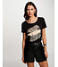 Morgan de toi Morgan T-shirt Dsafa Zwart