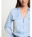 Morgan de toi Morgan Blouse Cibile Blue