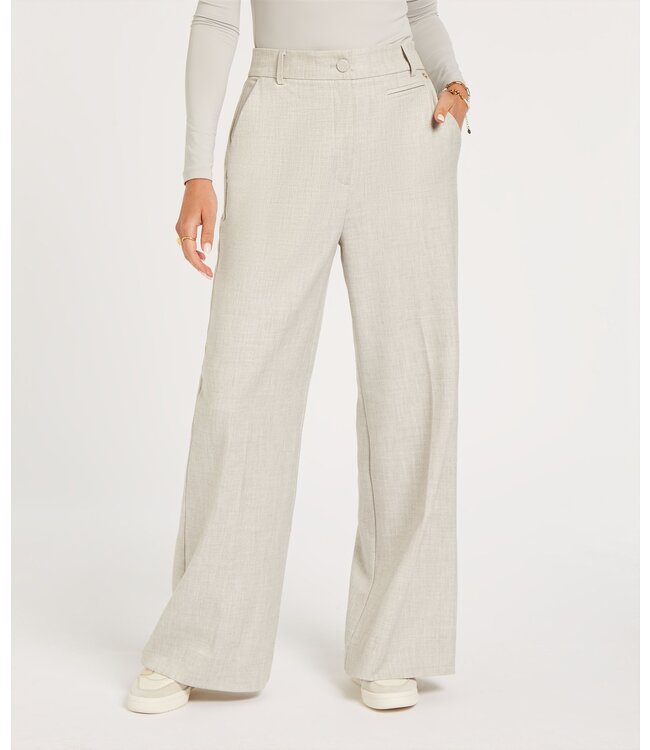 Josh V Josh V Pantalon Kate Light Grey Melange
