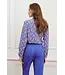 Lofty Manner Lofty Manner Blouse Sophie Zigzag Leaves Print