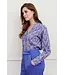 Lofty Manner Lofty Manner Blouse Sophie Zigzag Leaves Print
