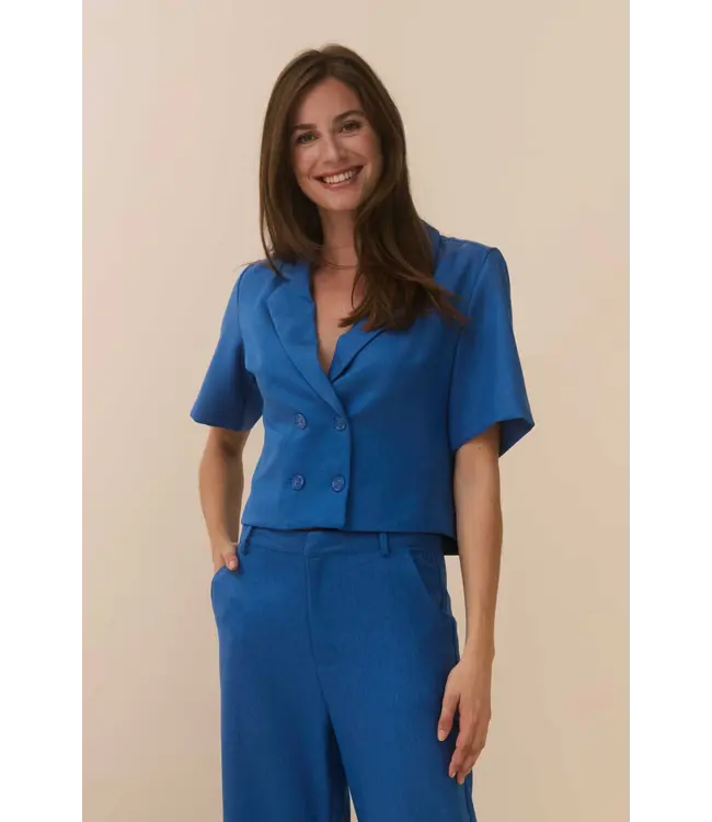 Lofty Manner Lofty Manner Blouse / Blazer Fiore Blue