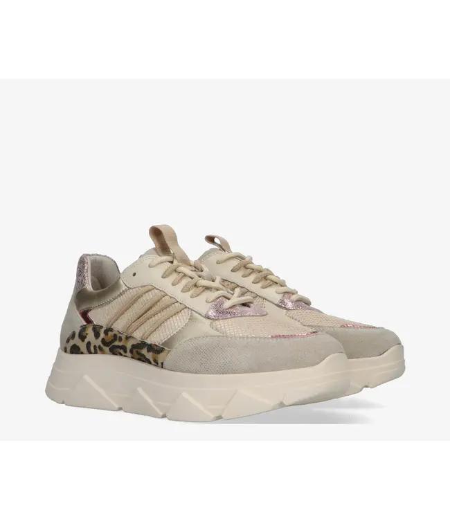 Tango Sneaker Kady Fat 435-n Beige / Pink multi