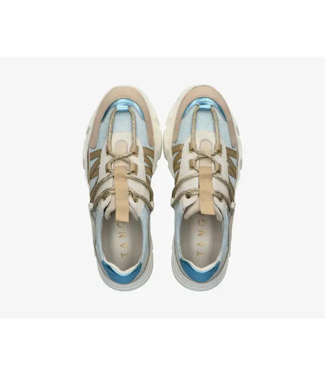 Tango Sneaker Kady Fat 429-ab Beige/Blue Multi