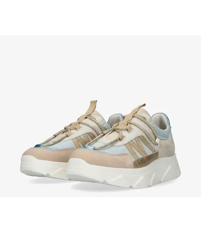 Tango Sneaker Kady Fat 429-ab Beige/Blue Multi