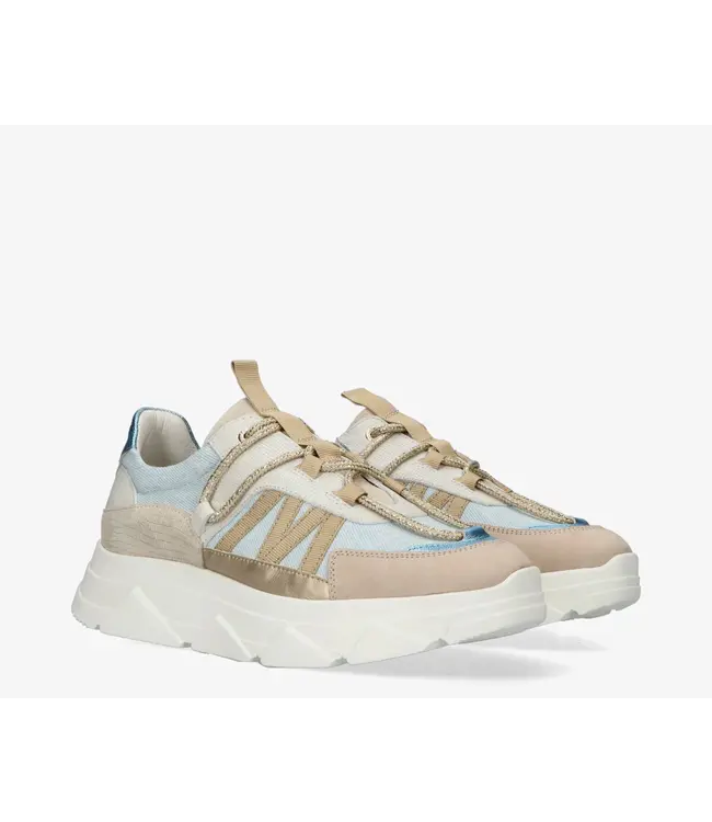 Tango Sneaker Kady Fat 429-ab Beige/Blue Multi