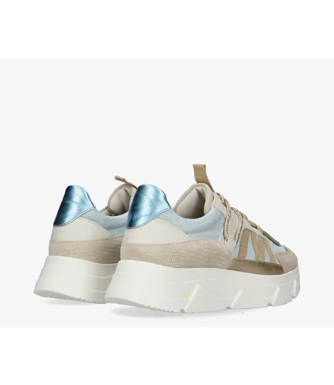 Tango Sneaker Kady Fat 429-ab Beige/Blue Multi