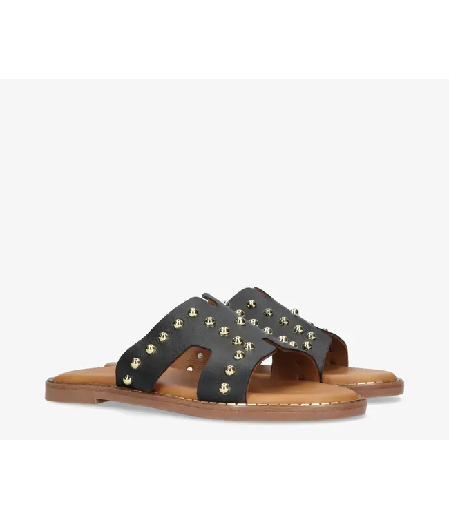 Tango Tango Slipper Audrey 31-c Black Studs