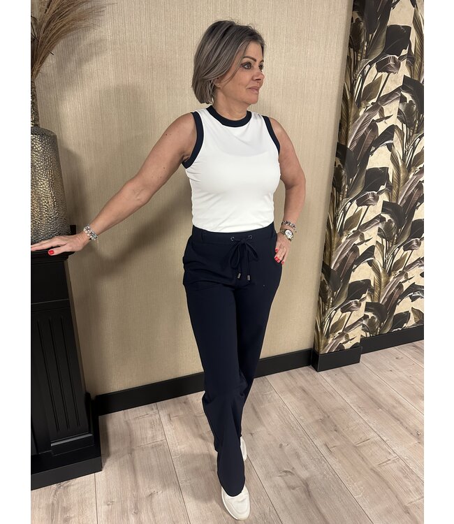 Lady Day Lady Day Top St. Tropez Off White/Blue