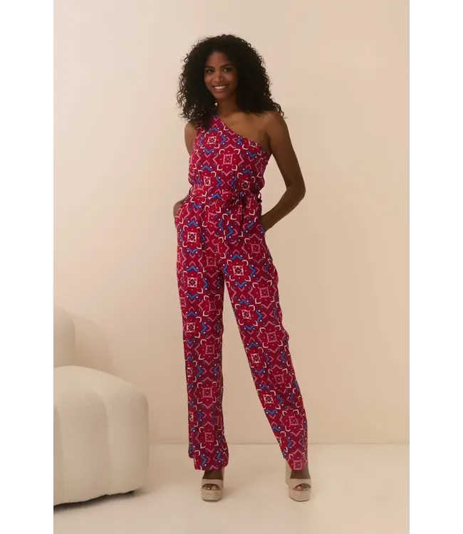 Lofty Manner Lofty Manner Jumpsuit Angelina Monogram Mosaic