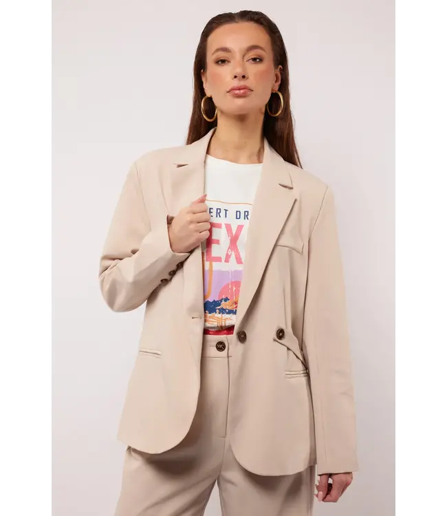Fluresk Fluresk Blazer Merel Sand