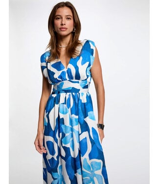 Morgan de toi Morgan Jurk Reau.f Blue Print
