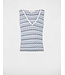 Morgan de toi Morgan Top Minko Multico print blue