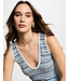 Morgan de toi Morgan Top Minko Multico print blue
