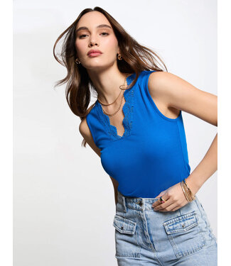 Morgan de toi Morgan Top Dadilo Saphir Blue