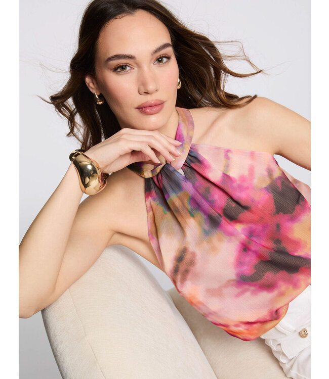 Morgan Top Opial.f Glam Print