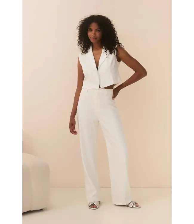 Lofty Manner Gilet Dialla White