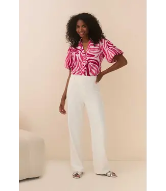 Lofty Manner Lofty Manner Blouse Safia Logo zebra print