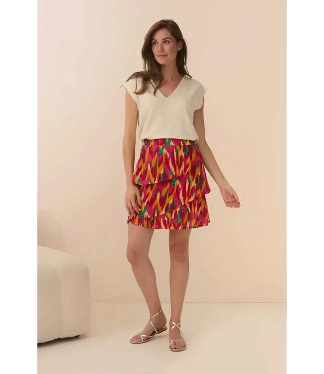 Lofty Manner Rok Ayana Multi Color Print