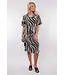 C&S The Label C&S Jurk Puerto Rico Offwhite / Tiger Eye