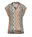 Elvira Elvira Top Lize Zigzag Bronzed