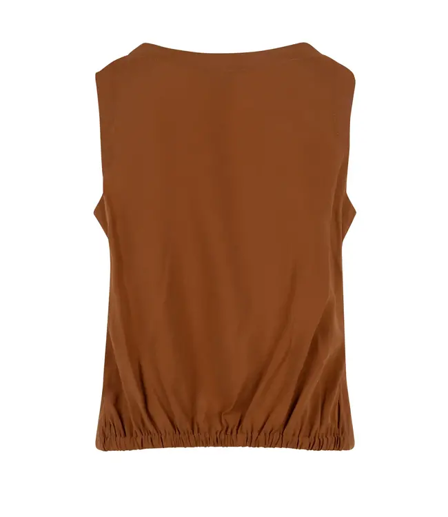 Elvira Top Cacao Bronzed