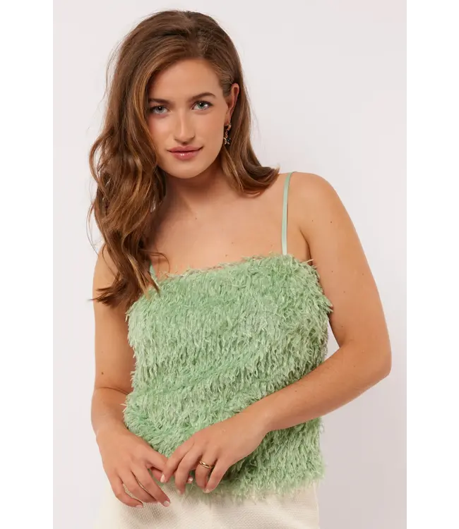 Fluresk Top Millicent Edge Water Green