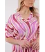 C&S The Label C&S Jurk Puerto Rico Offwhite / Super Pink