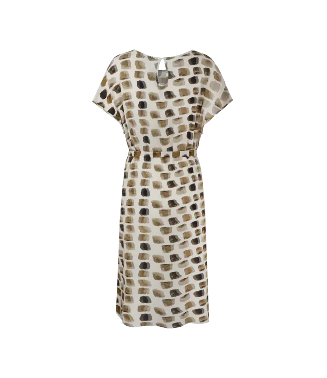 C&S Jurk Olivenza Sand / Mustard Olive