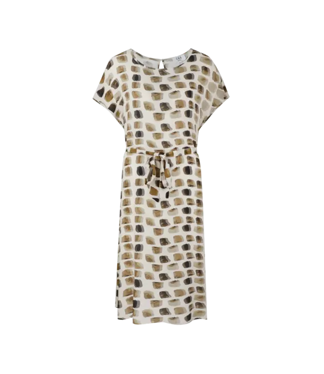 C&S Jurk Olivenza Sand / Mustard Olive