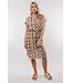 C&S The Label C&S Jurk Olivenza Sand / Mustard Olive