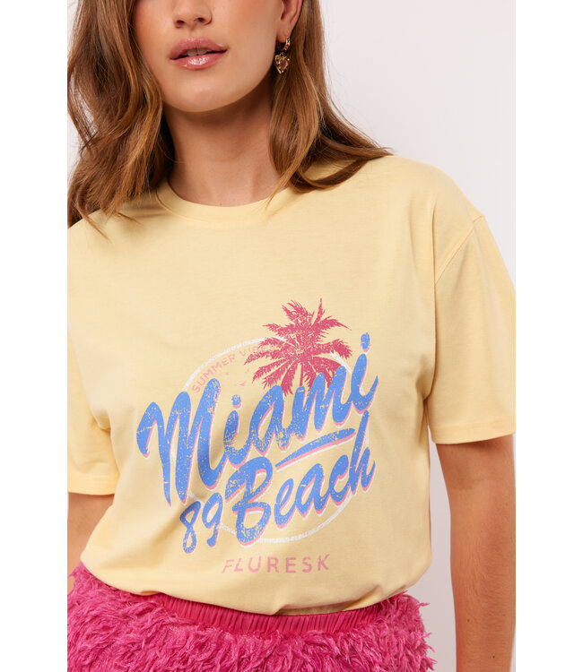 Fluresk T-shirt Annora Sunbeam Yellow