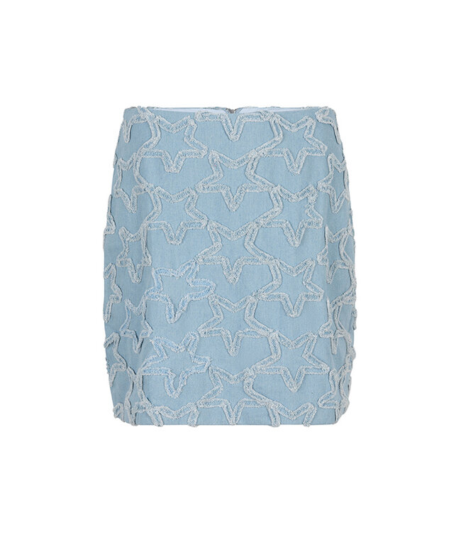 Lofty Manner Rok Talia Denim Blue