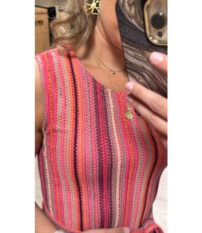 Lofty Manner Jurk Floortje Purple