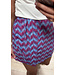 Lofty Manner Skort Vanessa Multi Wave Print