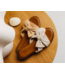 Tango Slipper Audrey 1-b Bone White Bow