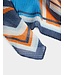 Morgan Sjaal 5Mopi Orange/Blue Print